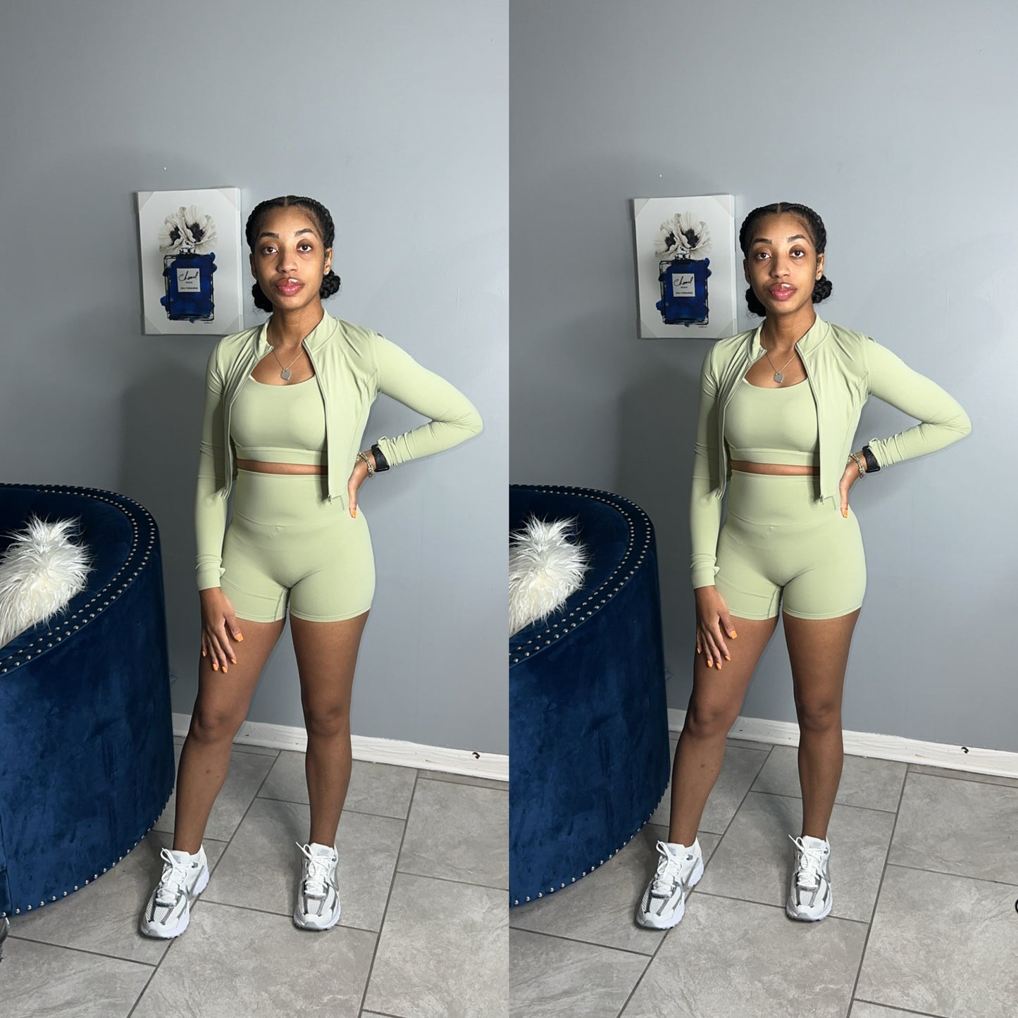 Green 3 Pc